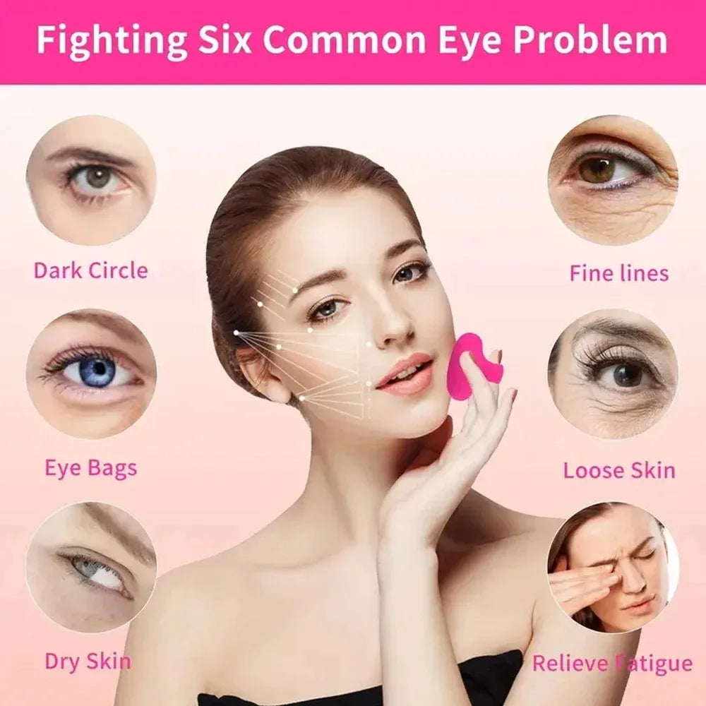 Truque do Dedo - Massageador Facial e Área dos Olhos | Massagem Facial para Relaxamento e Rotina de Beleza