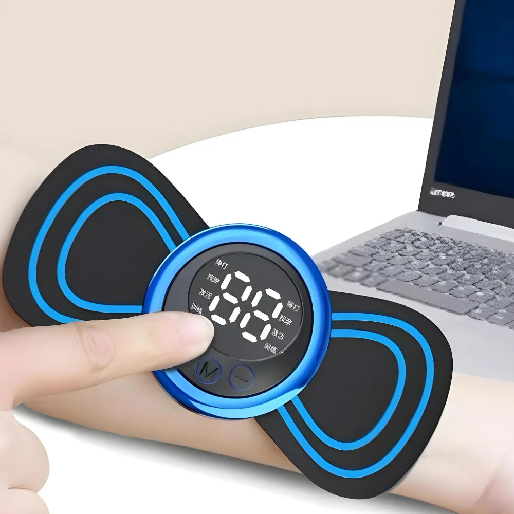 Massageador Cervical EMS Portátil | Relaxamento para Pescoço e Região Cervical