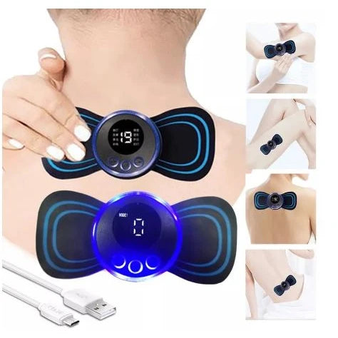 Massageador Cervical EMS Portátil | Relaxamento para Pescoço e Região Cervical