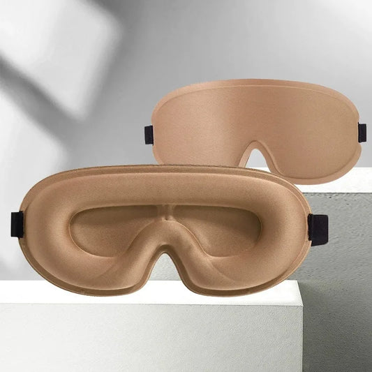 Máscara de Dormir 3D com Memória Facial | Bloqueio Total da Luz para um Sono Mais Confortável
