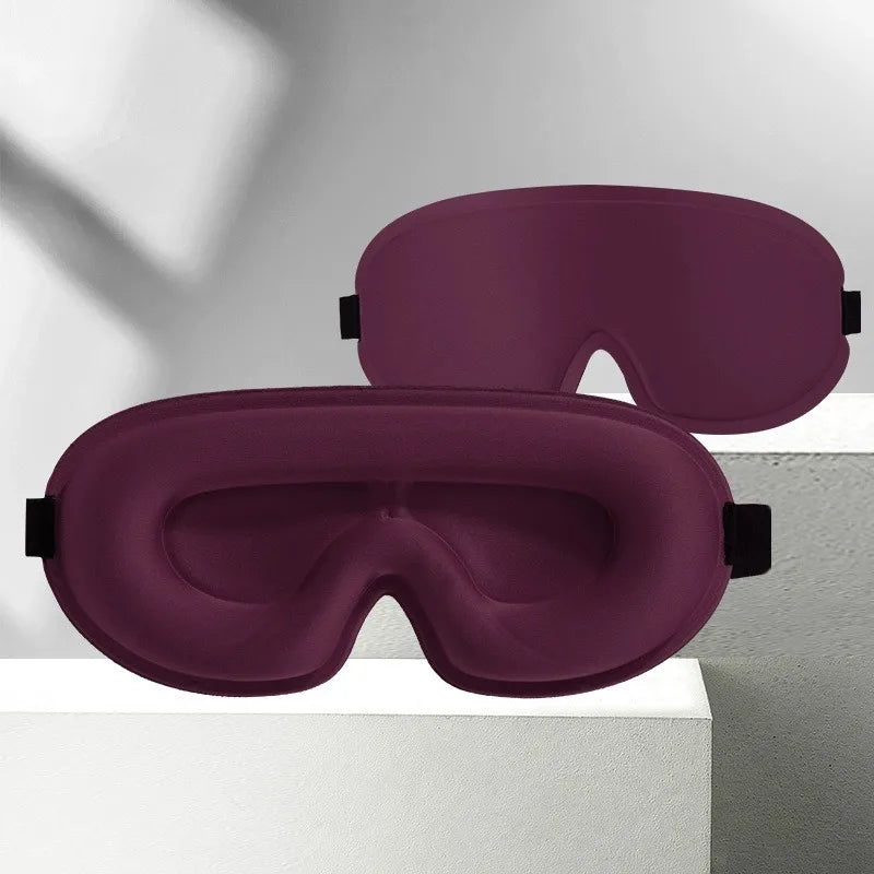 Máscara de Dormir 3D com Memória Facial | Bloqueio Total da Luz para um Sono Mais Confortável
