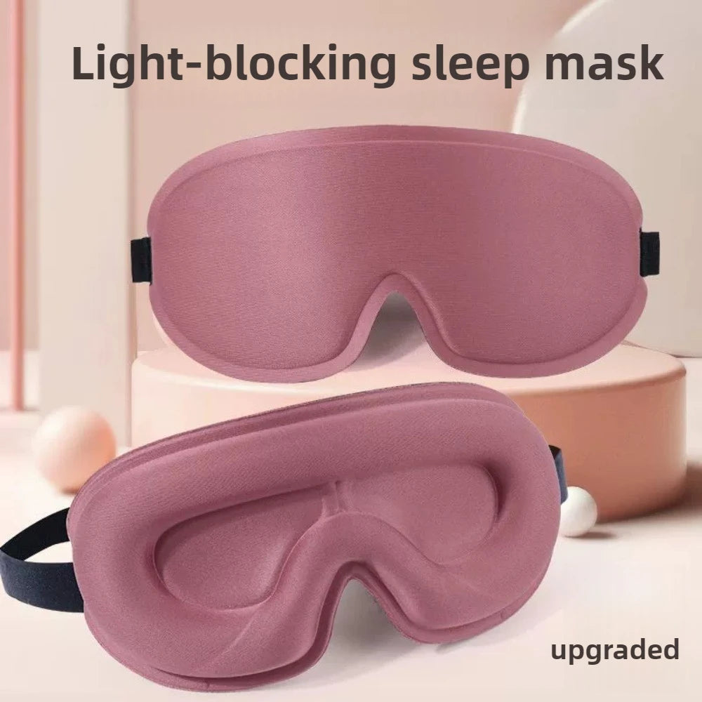 Máscara de Dormir 3D com Memória Facial | Bloqueio Total da Luz para um Sono Mais Confortável