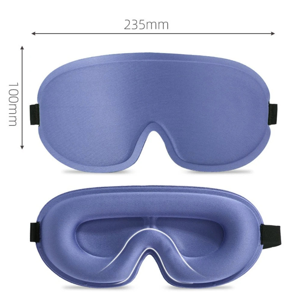 Máscara de Dormir 3D com Memória Facial | Bloqueio Total da Luz para um Sono Mais Confortável