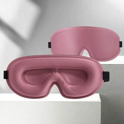 Máscara de Dormir 3D com Memória Facial | Bloqueio Total da Luz para um Sono Mais Confortável