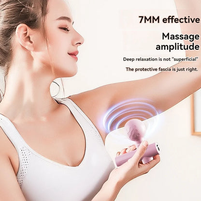 Mini Massageador Muscular Portátil USB | Pistola de Massagem para Relaxamento e Recuperação Muscular