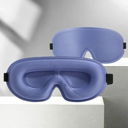 Máscara de Dormir 3D com Memória Facial | Bloqueio Total da Luz para um Sono Mais Confortável