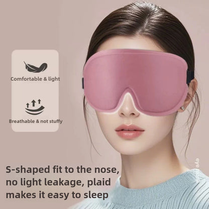 Máscara de Dormir 3D com Memória Facial | Bloqueio Total da Luz para um Sono Mais Confortável