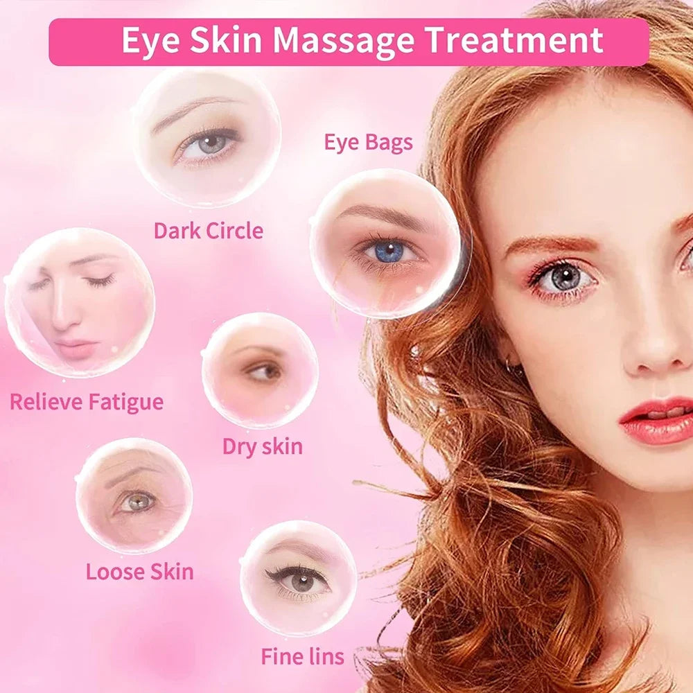 Truque do Dedo - Massageador Facial e Área dos Olhos | Massagem Facial para Relaxamento e Rotina de Beleza