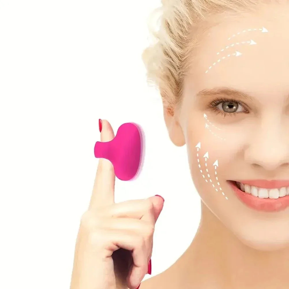Truque do Dedo - Massageador Facial e Área dos Olhos | Massagem Facial para Relaxamento e Rotina de Beleza