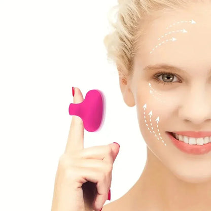 Truque do Dedo - Massageador Facial e Área dos Olhos | Massagem Facial para Relaxamento e Rotina de Beleza