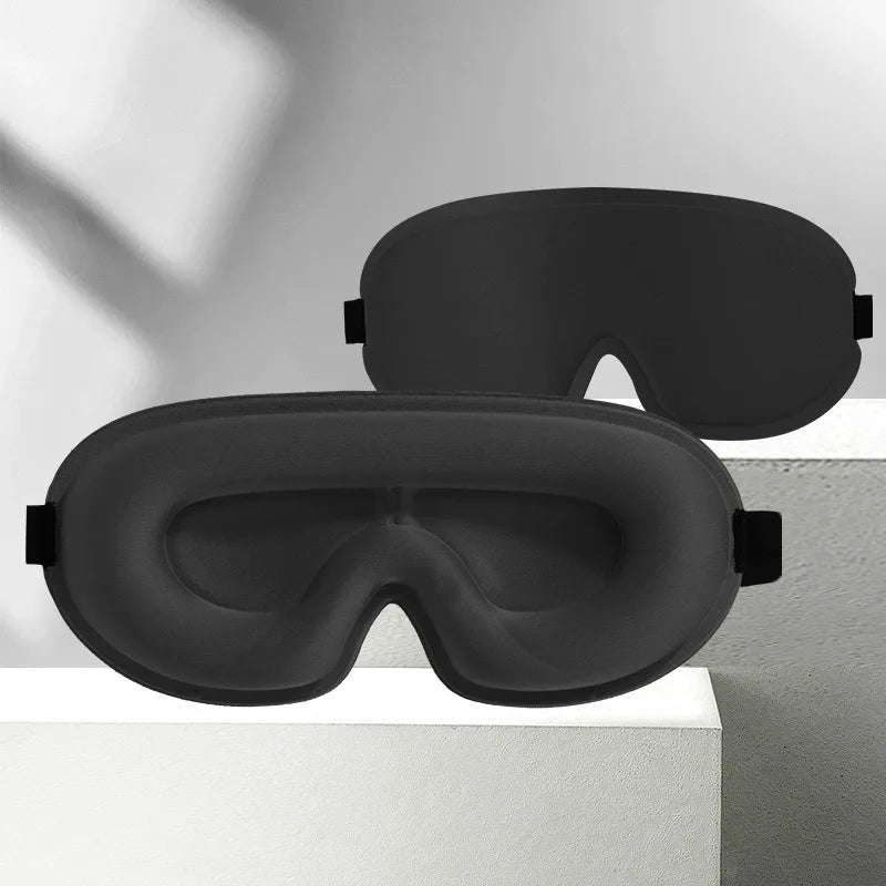 Máscara de Dormir 3D com Memória Facial | Bloqueio Total da Luz para um Sono Mais Confortável