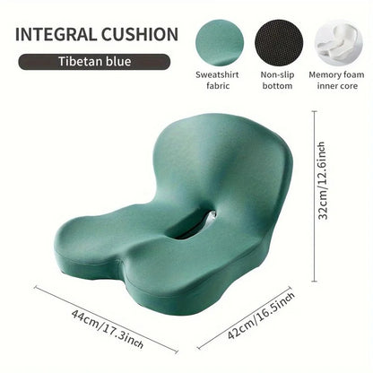 Almofada Ortopédica Memory Foam para Cadeira e Carro | Apoio Lombar Ergonômico para Mais Conforto